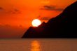 Sunset in the mountains