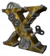 steampunk letter x