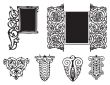 Decorative ornament Gothic style