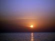 Sunset over the sea