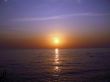 Sunset over the sea