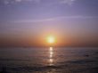 Sunset over the sea