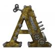 steampunk letter a
