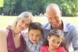 Group portrait of a happy family