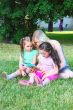 Young mum with children