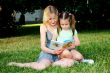 Young mum with children