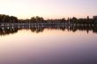 Wascana lake at night
