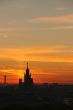 Moscow city sunrise