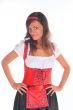 The girl in a traditional Bavarian dress