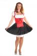 The girl in a traditional Bavarian dress