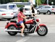 man on a motorcycle