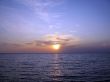 Sunset over the sea