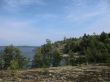 The islands of Ladoga lake covered with a moss