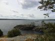 Islands in a gulf of Ladoga lake