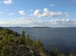 Ladoga lake from high island