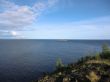 Ladoga lake from high island