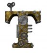 steampunk letter t