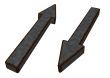 rusty metal arrows