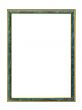 Malachite frame with gold trim for a picture
