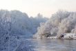 The winter river.