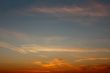 Multicolour skyscape after sunset