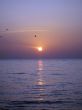Sunset over the sea