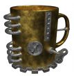 metal mug