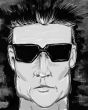 face behind sun glasses