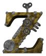 steampunk letter z