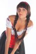 The girl in a traditional Bavarian dress