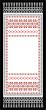 towel embroidered with a cross
