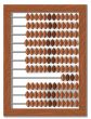 vector old wooden abacus