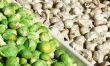 Brussel sprouts and garlic