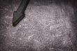 rusty arrow on grunge background