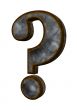 rusty question mark