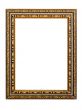 gold-patterned frame for a picture