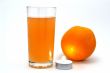The orane juice