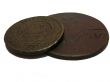 Two old russian coins isolate