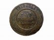 One old russian coin isolate