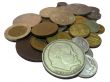 Russians coins from different times isolated