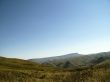Caucasus landscape and autumn nature in daylight