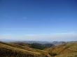 Caucasus landscape and autumn nature in daylight