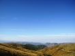 Caucasus landscape and autumn nature in daylight