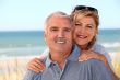 portrait of a couple on the beach