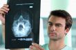 doctor watching X-ray