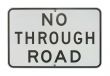 no through road sign