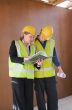 at the construction site