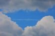Background of blue sky.