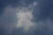 Background of sky with thunderclouds.