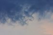 Background of sky with thunderclouds.
